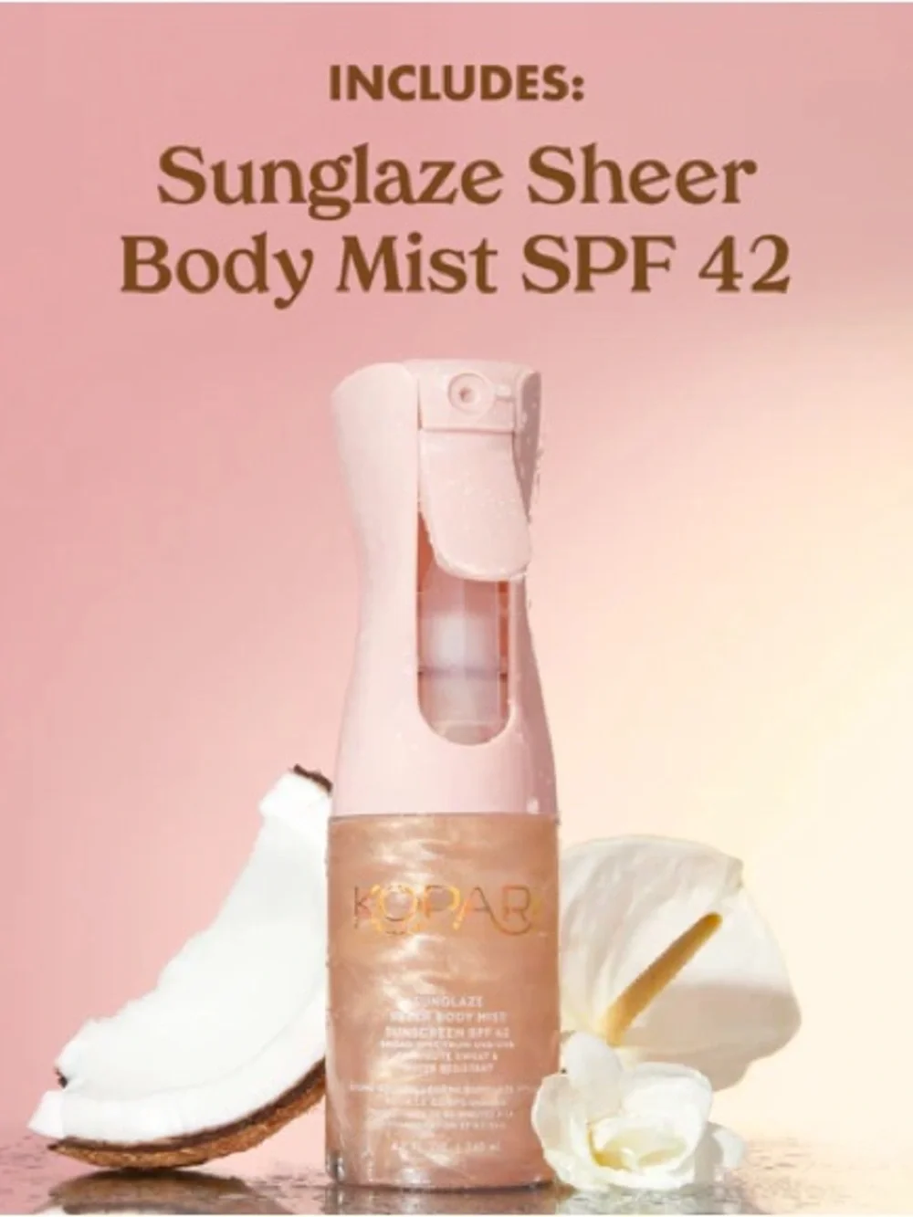 Kopari Sunglaze Sheer Body Sunscreen Set